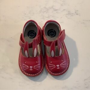 Livie & Luca Red Bunny Mary Jane Shoes for Kids